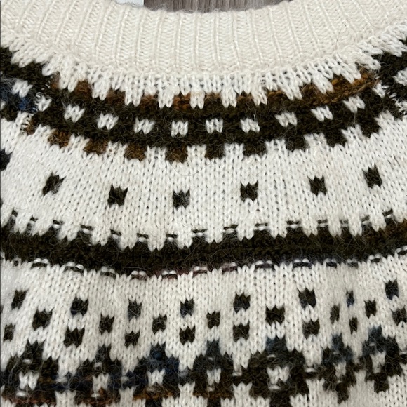 Old Navy Women's Cream and Black Patterned Cardigan - Picture 6 of 6